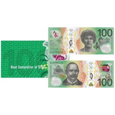 AUSTRALIA 2020 . ONE HUNDRED 100 DOLLARS . NEXT GENERATION BANKNOTE